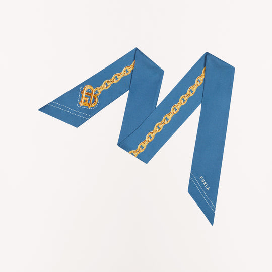 Furla Metropolis Bandeau 6X100 Blu Denim 6X100