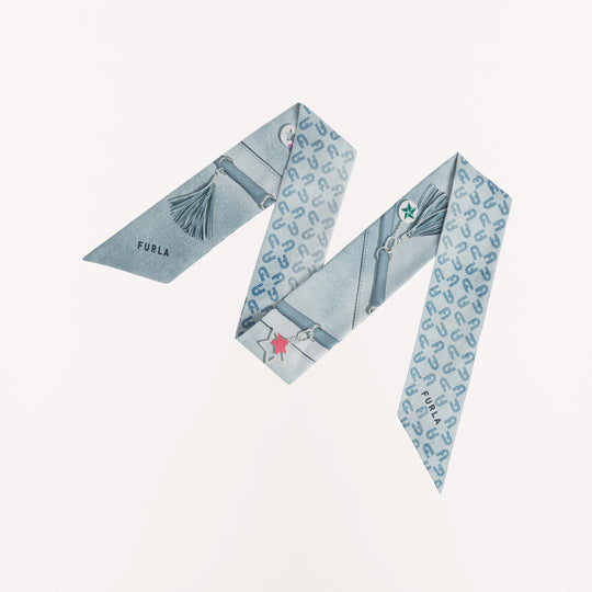 Furla Metropolis Bandeau Scarf Midnight 6x100
