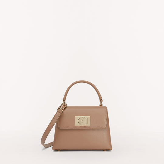 Furla 1927 Top Handle Bag Greige Mini