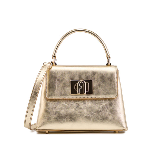 Furla 1927 Mini Top Handle Bag Color Gold Mini