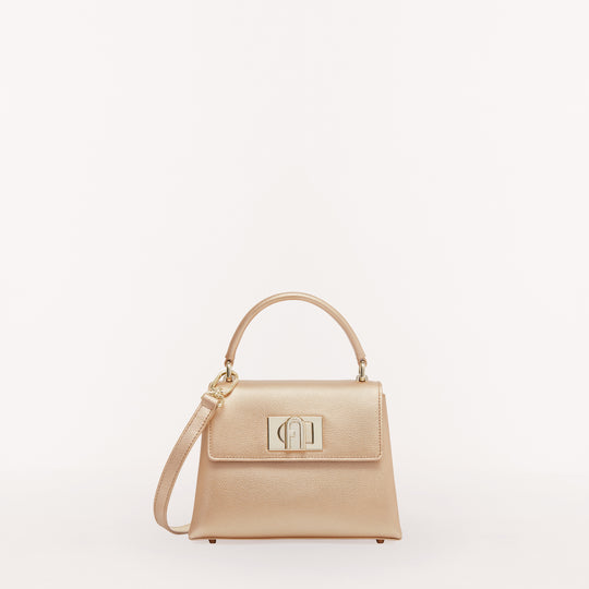Furla 1927 Top Handle Bag Champagne Mini