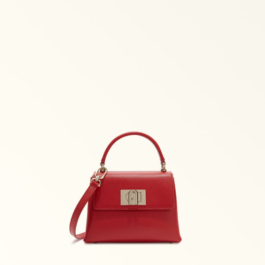 Furla 1927 Mini Top Handle Bag Rosso Vene Mini
