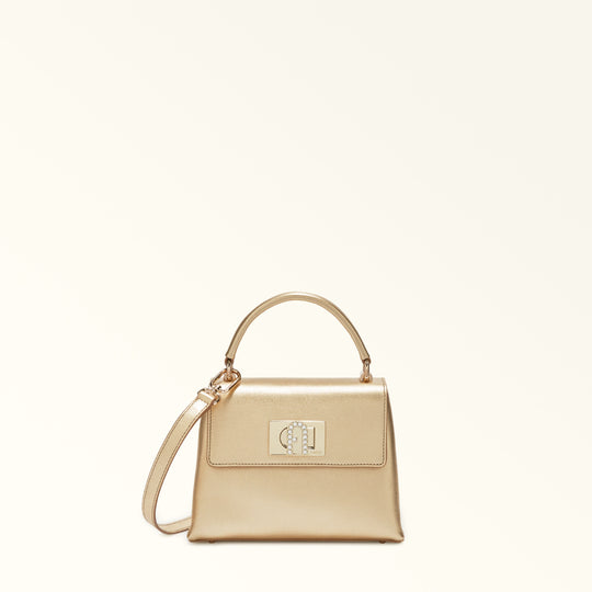Furla 1927 Mini Top Handle Bag Gold Mini