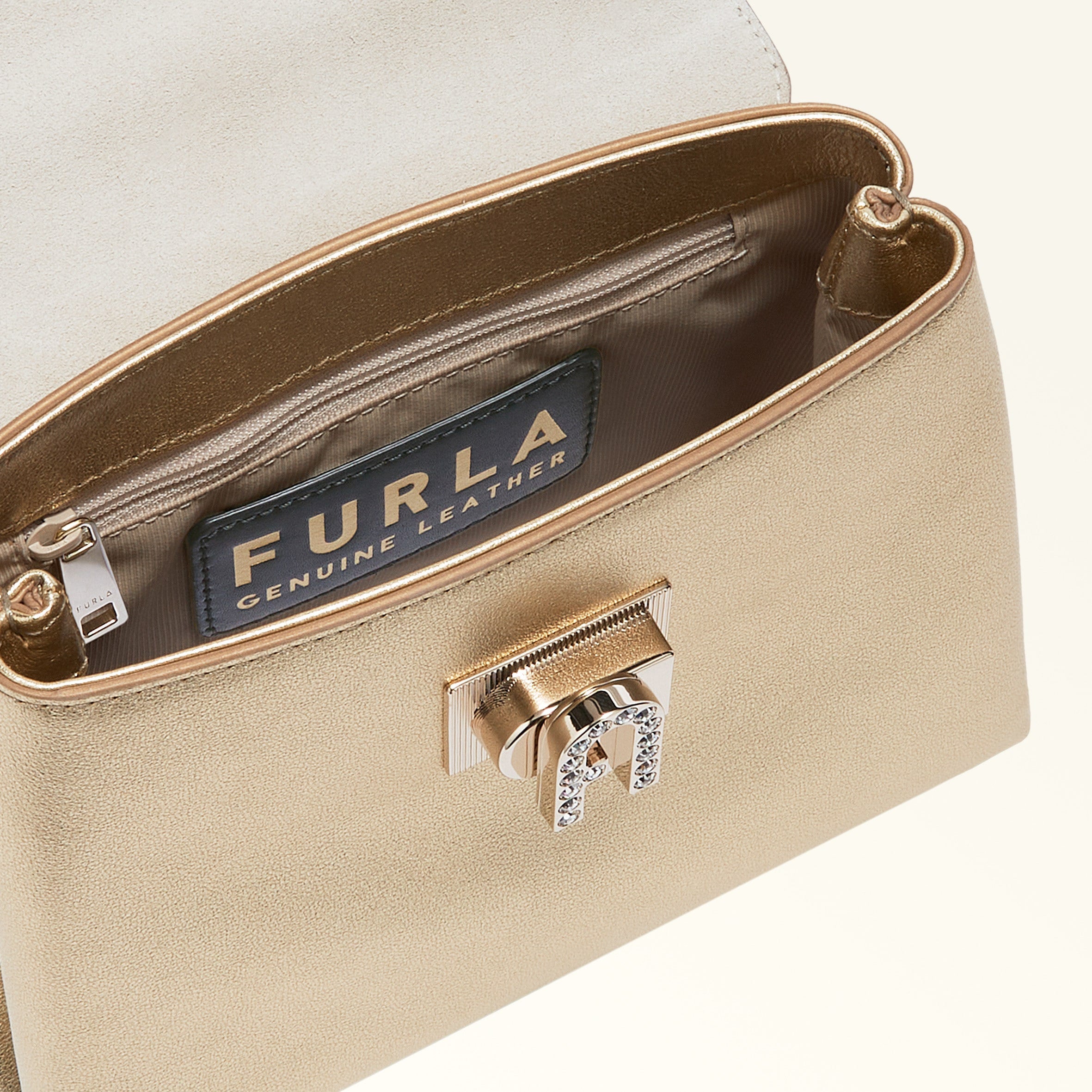 Furla 1927 Mini Top Handle Bag Gold Mini WB00109 WB00109BX2658CGD009080
