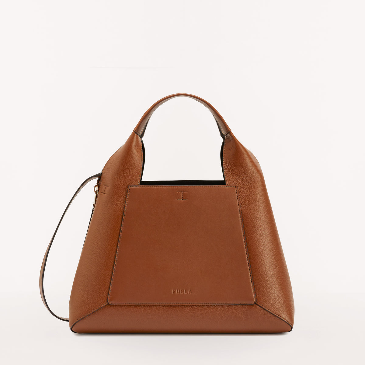 Furla Gilda Tote Bag WB00468 Cognac H Nero L WB00468BX0181GHN001007