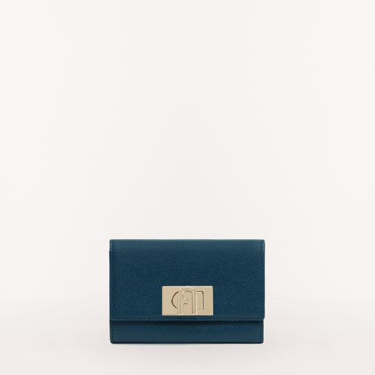 Furla 1927 Compact Wallet Blu Jay M