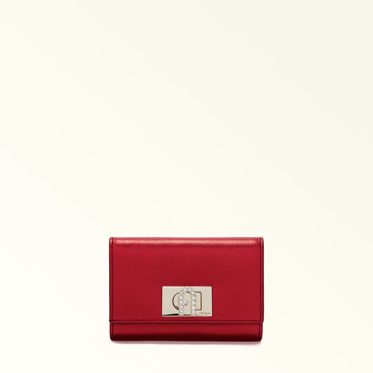 Furla 1927 Compact Wallet Rosso Vene M