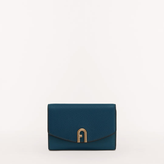 Furla Primula Compact Wallet Blu Jay M