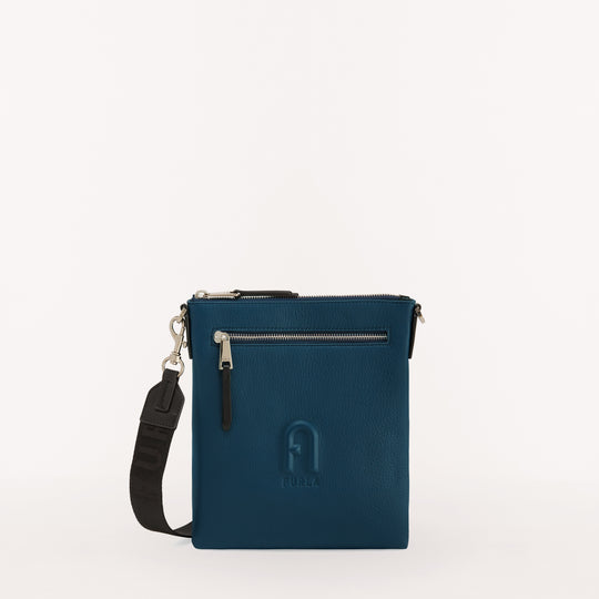 Furla Man Cosmo Crossbody Bag Blu Jay Mini