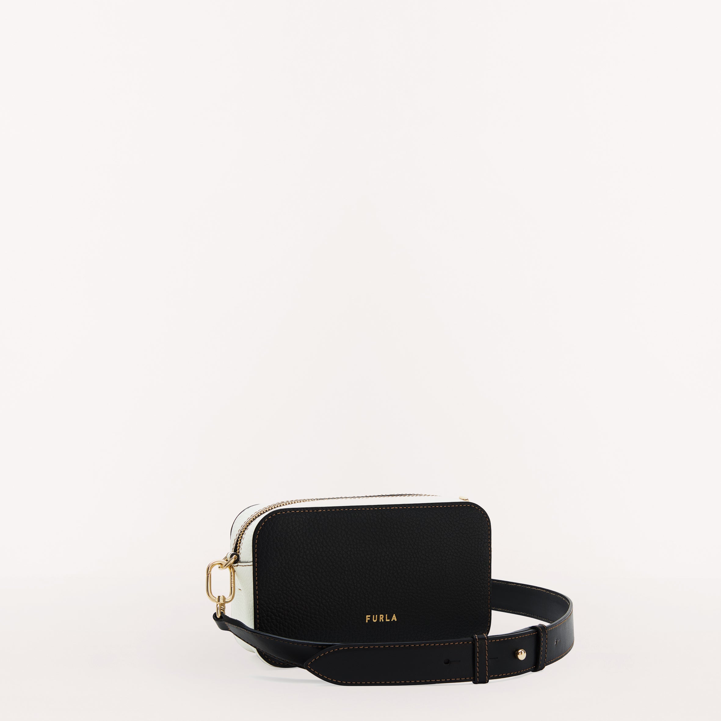 Furla Primula Crossbody, Nero+Marsmlow, Vit Din Blk Sor