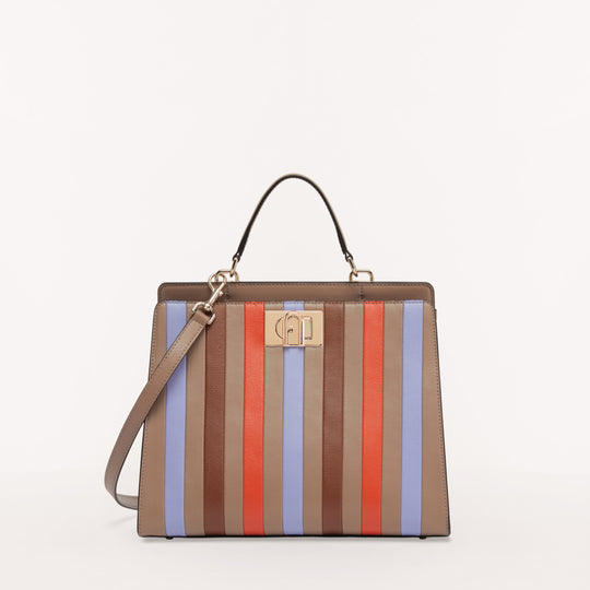 Furla 1927 Top Handle Bag Toni Greige M