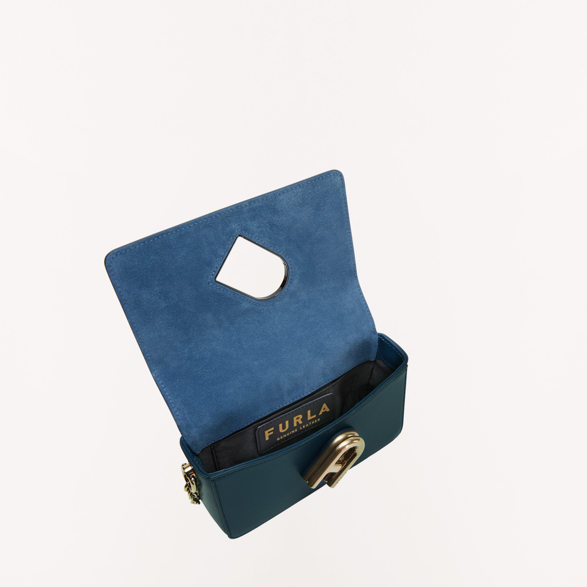 Furla My Joy Crossbody, Blu Jay, Vitello Taita