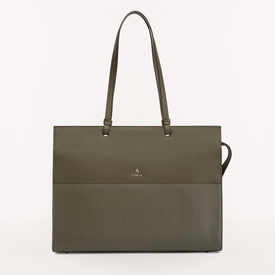 Furla Varsity Style Tote E/W 36 Wb00730 L Salvia C Salvia C L