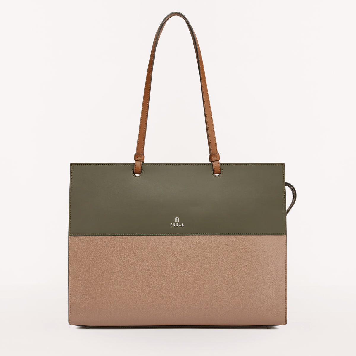 Furla Varsity Style Tote, Grei+Salvia+Cog, Vit King Eracle