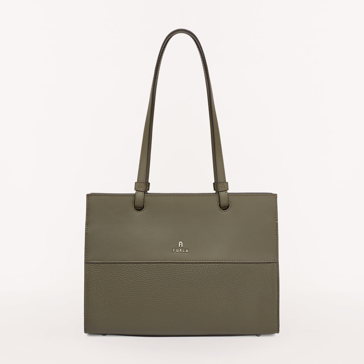 Furla Varsity Style Tote, Salvia C, Vit Kng Vit Erc