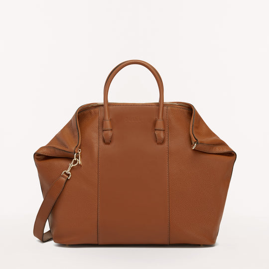 Furla Miastella Tote 35 Wb00732 L Cognac H Cognac H L