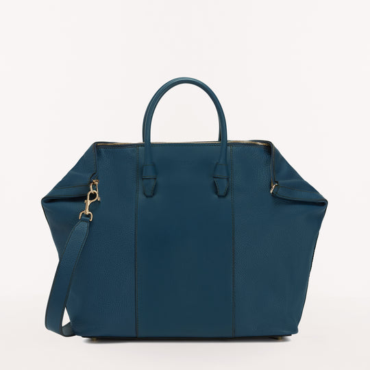 Furla Miastella Tote Bag Blu Jay L