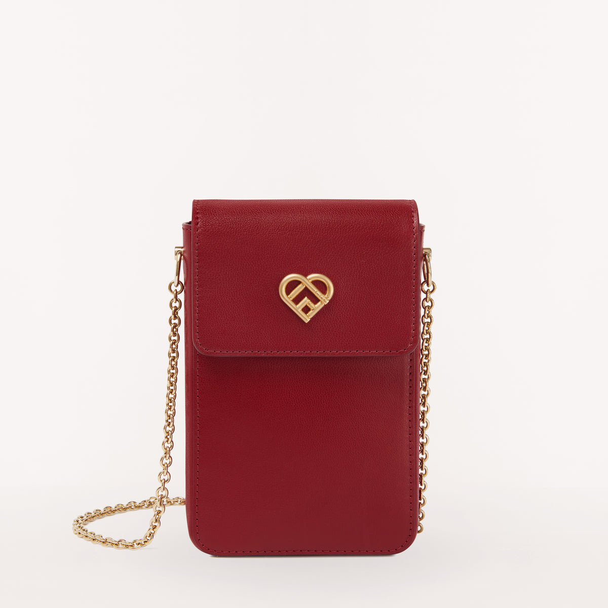 Furla My Joy Vertical Crossbody, Ciliegia D, Vitello Taita