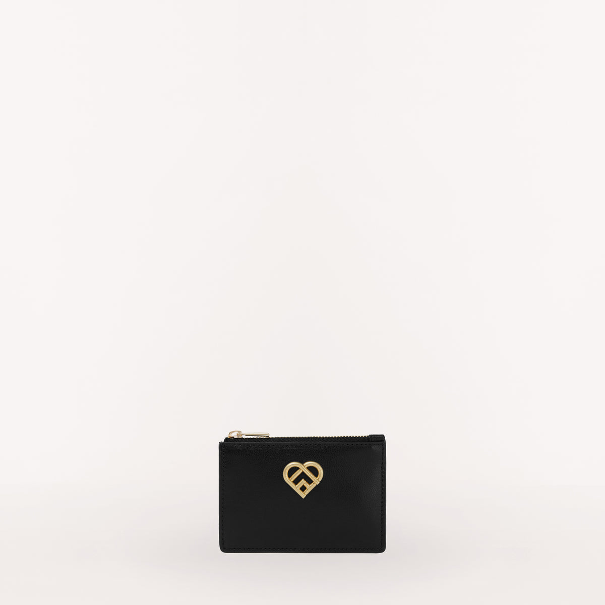 Furla My Joy Card Case, Nero, Vitello Taita