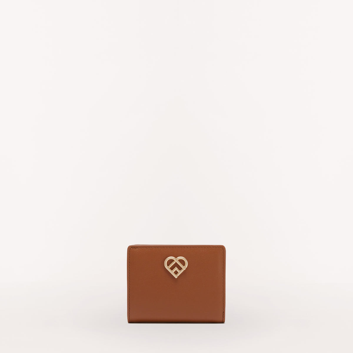Furla My Joy Compact Wallet, Cognac H, Vitello Taita