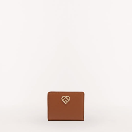 Furla My Joy Compact Wallet Cognac H S