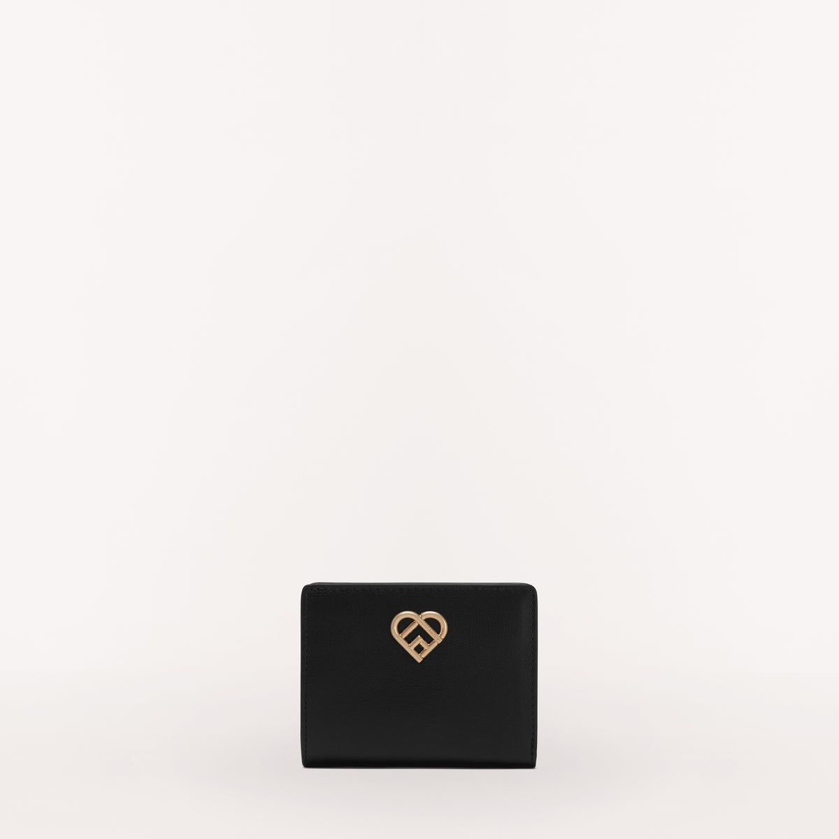 Furla My Joy Compact Wallet, Nero, Vitello Taita