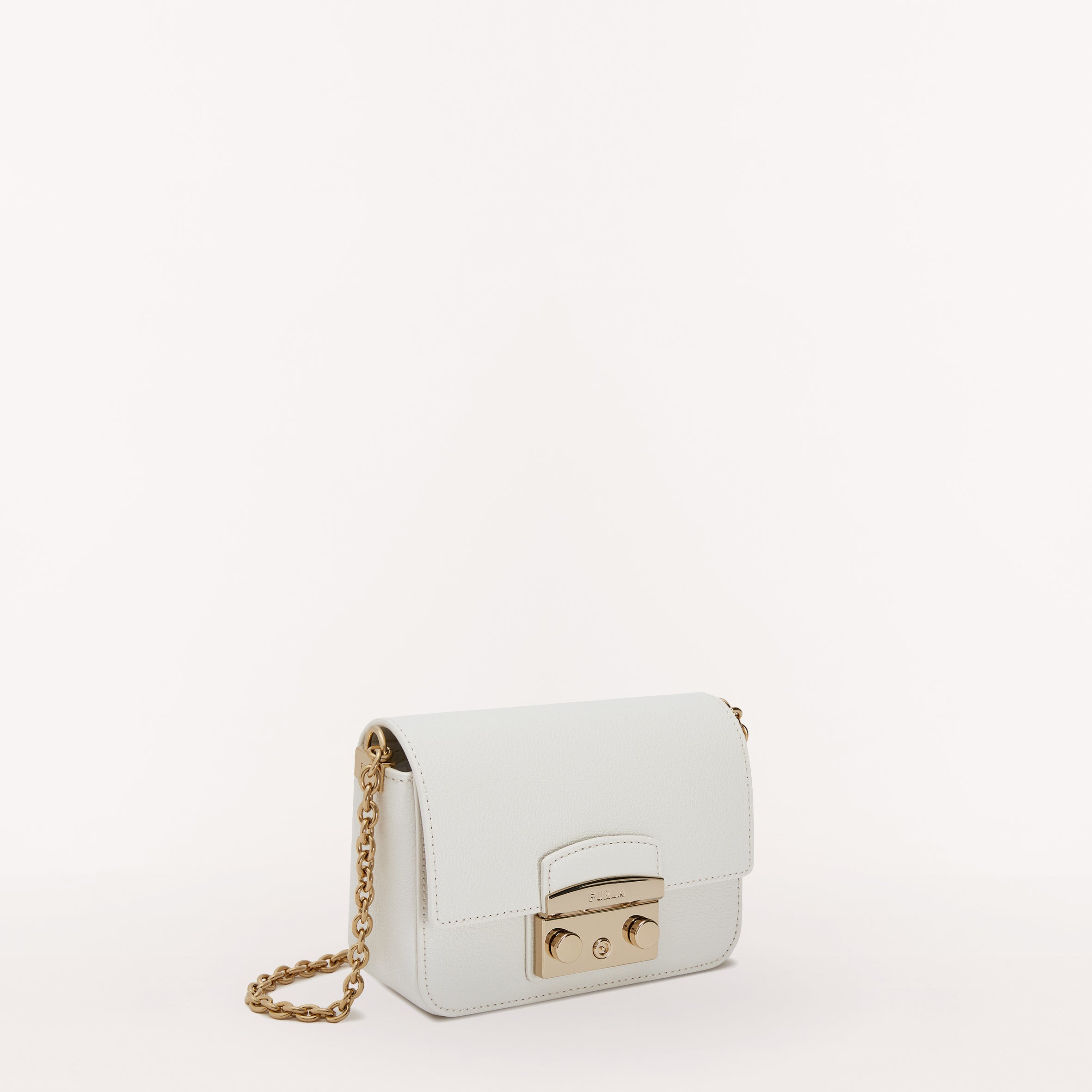 Furla Metropolis Detachable Flap Crossbody Bag Marshmallow Mini WB00789 WB00789AX07321704S1007