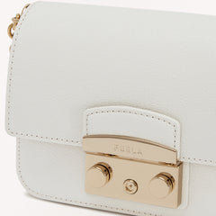 Furla Metropolis Detachable Flap Crossbody Bag Marshmallow Mini WB00789 WB00789AX07321704S1007