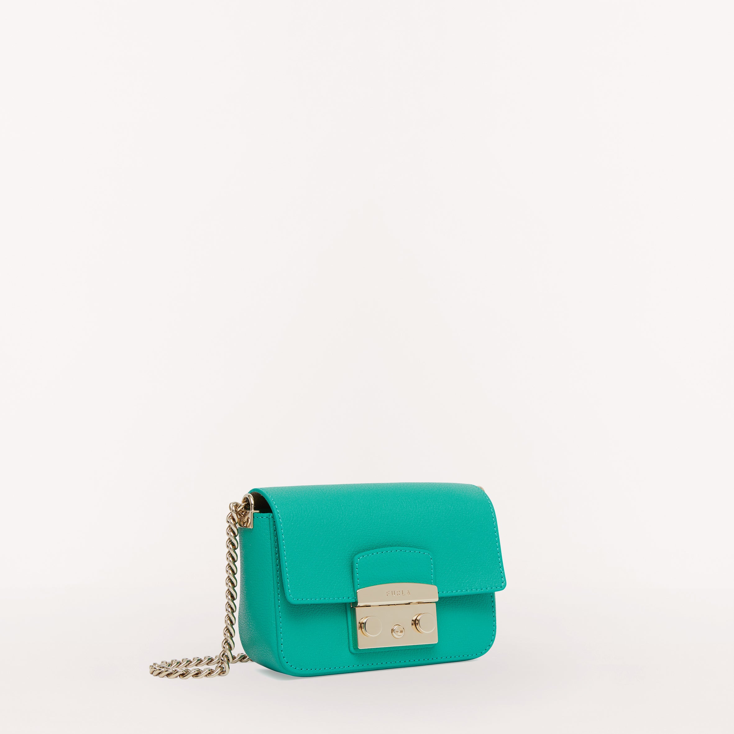 Furla Metropolis Detachable Flap Crossbody Bag Emerald Mini WB00789 WB00789AX0732EME001007