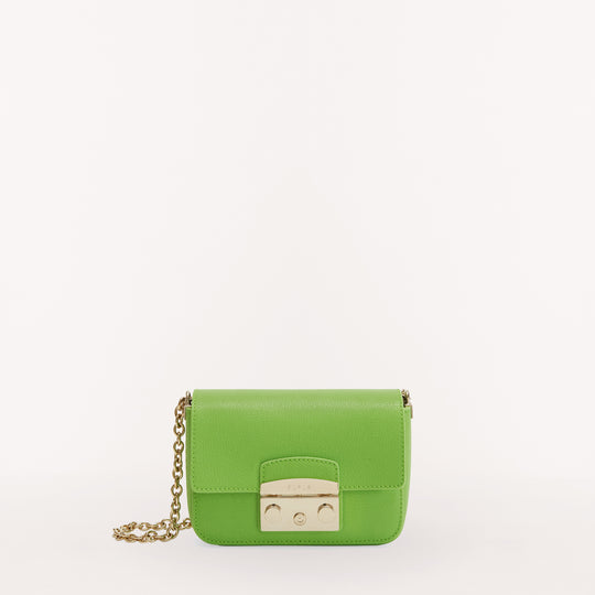 Furla Metropolis Detachable Flap Crossbody Bag Wasabi Mini