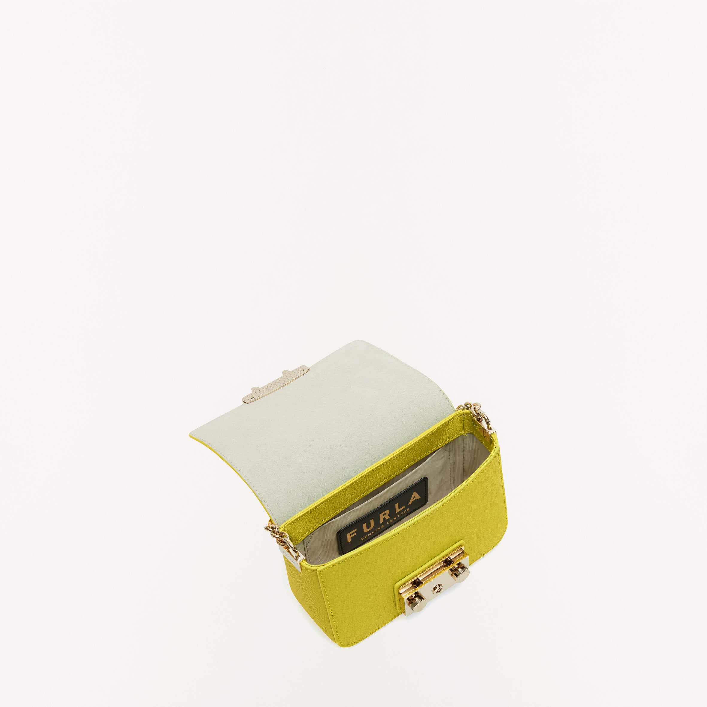 Furla Metropolis Detachable Flap Crossbody Bag Canary Mini WB00789 WB00789AX07321999S1007