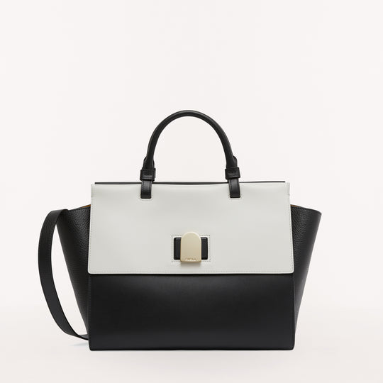 Furla Emma Tote Nero Marsmlow M