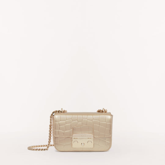Furla Metropolis Crossbody Bag Champagne Mini