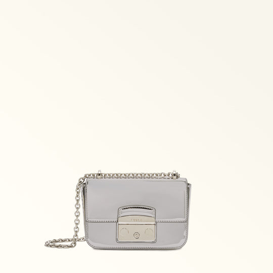 Metropolis Crossbody Bag Silver Mini