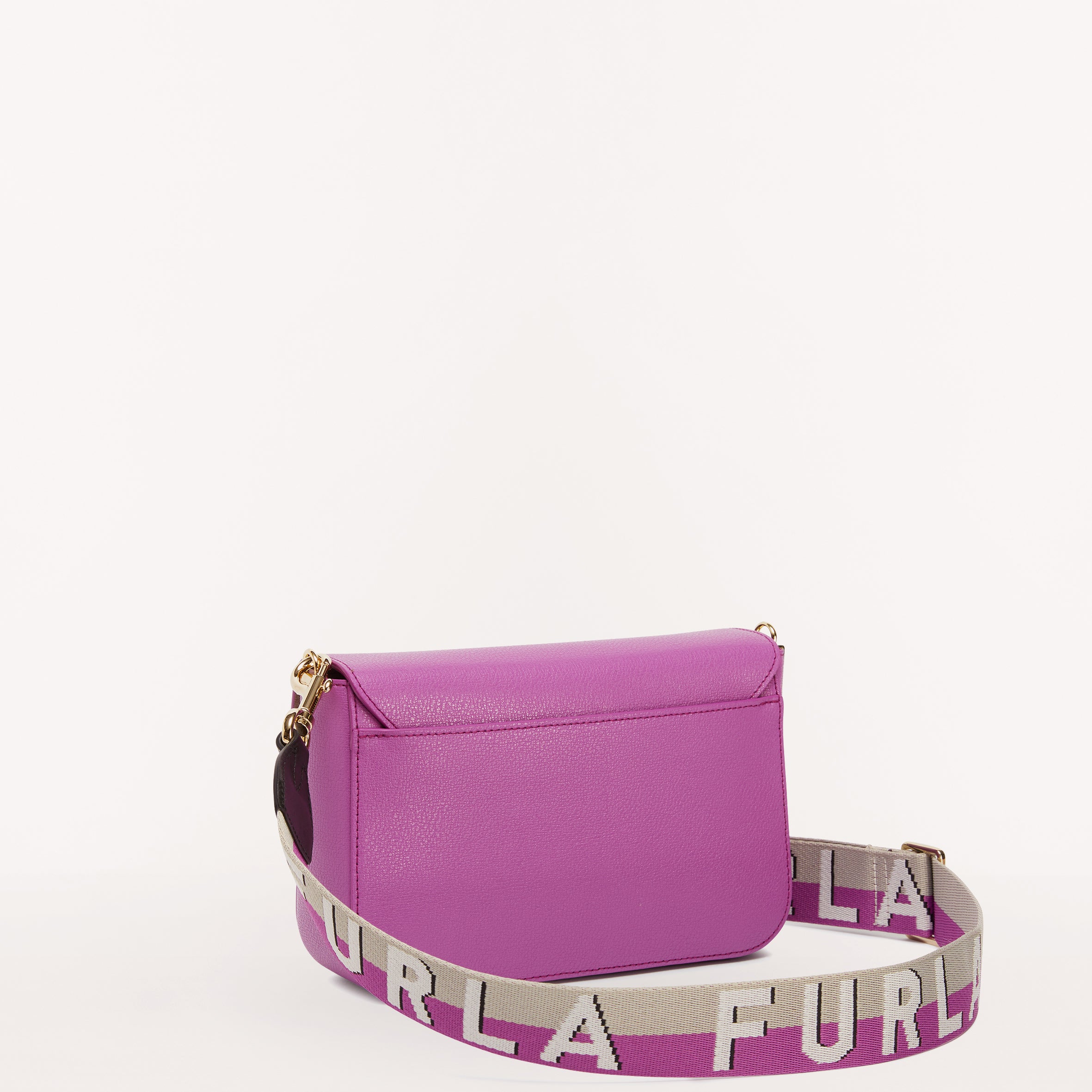 Furla Metropolis Webbing Strap Crossbody Bag Violet/Marmo S WB00838 WB00838BX00061915S1007