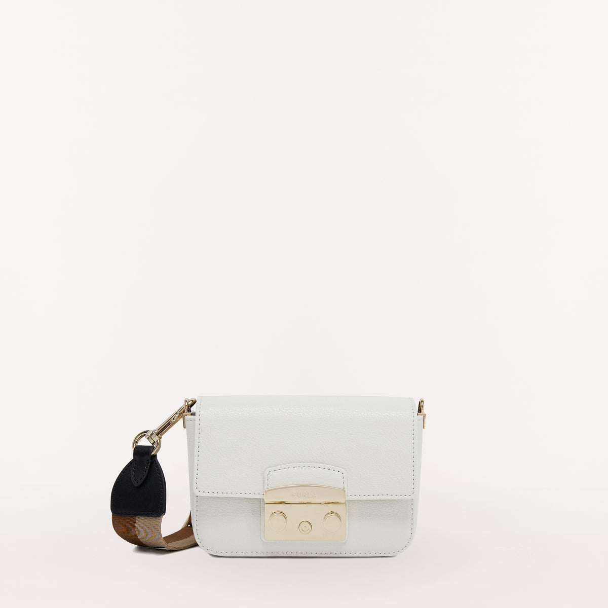 Furla Metropolis Webbing Strap Crossbody Bag Marshmlow/Corda Mini WB00839 WB00839BX00062036S1007