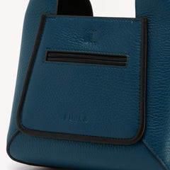 Furla Gilda Tote Bag w/ Pocket Blu Jay/Nero Mini WB00843 WB00843BX02711800S1007