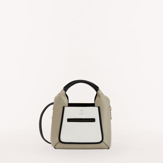 Furla Gilda Tote Bag w/ Pocket Mar/Marmlw/Ner Mini