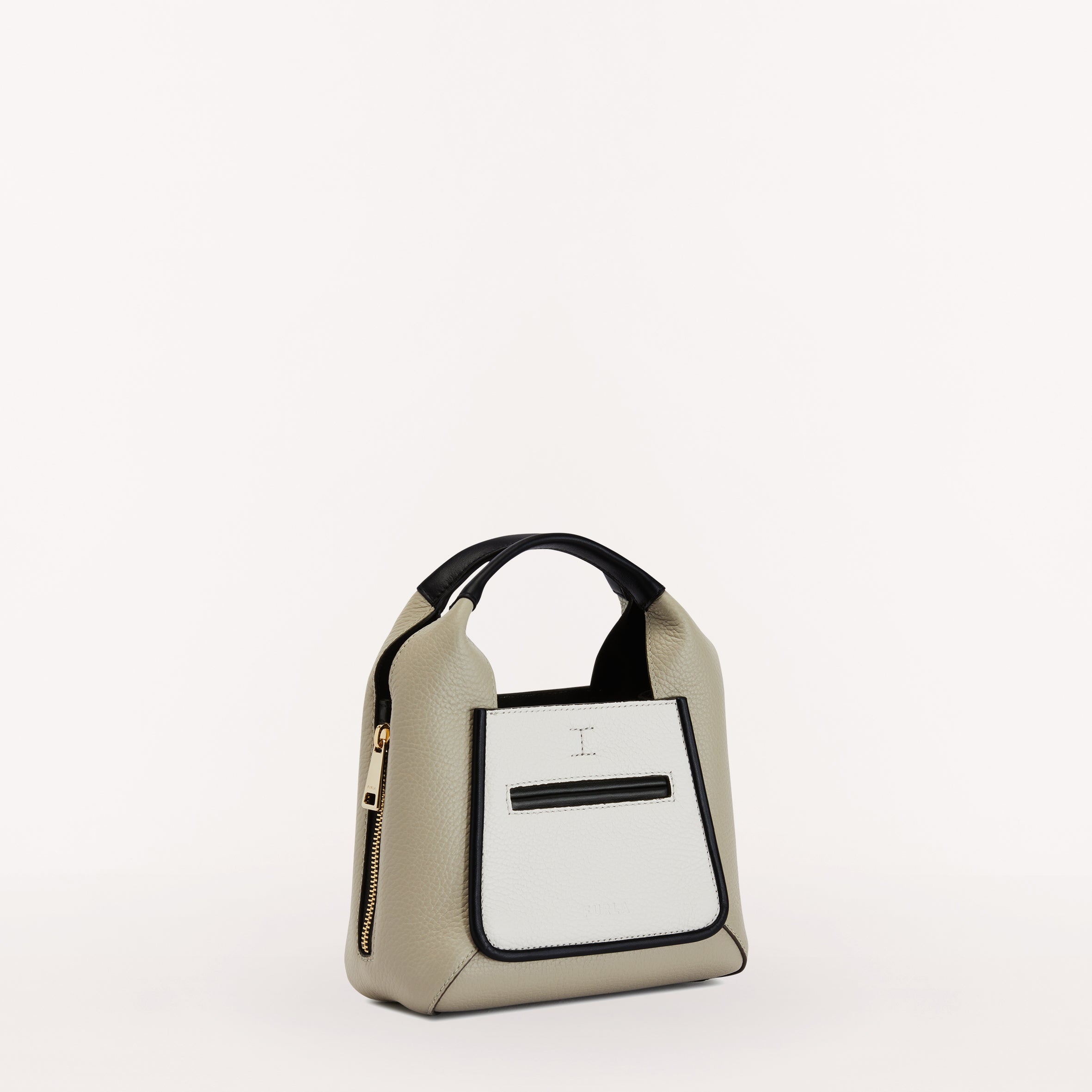 Furla Gilda Tote Bag w/ Pocket Mar/Marmlw/Ner Mini WB00843 WB00843BX02711848S1007