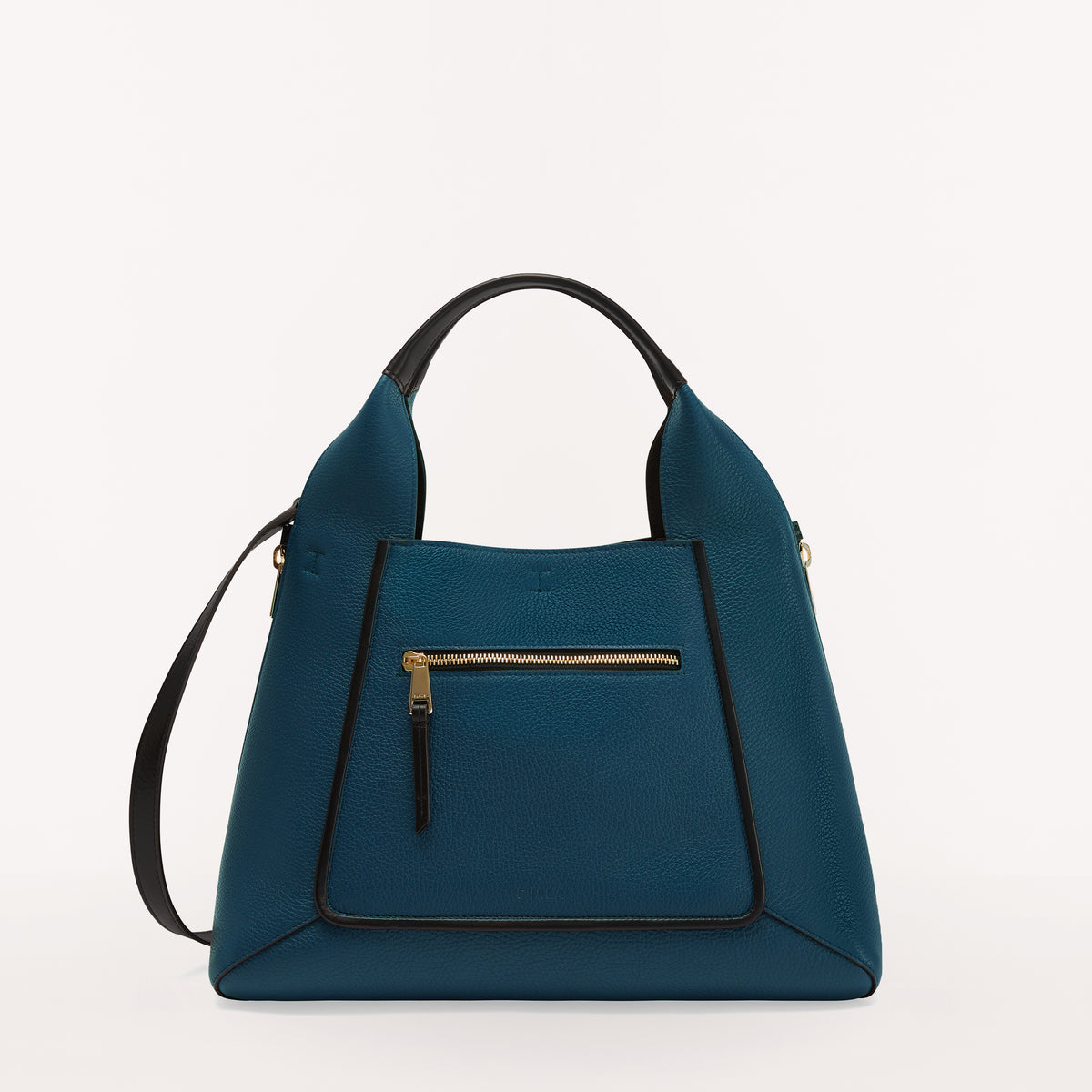 Furla Gilda Tote W/Zip Pocket, Blu Jay+Nero, Vit Era Blk Sor
