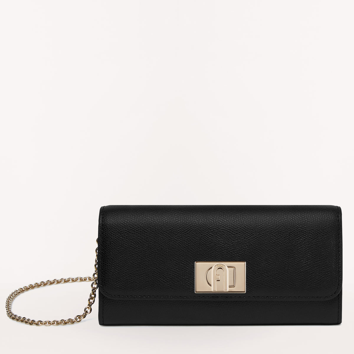 Furla 1927 Chain Wallet, Nero, Ares