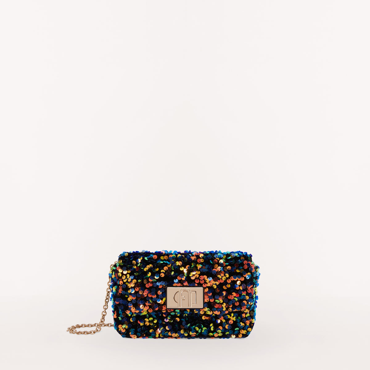 Furla 1927 Crossbody, Toni Nero, Tess Paillettes