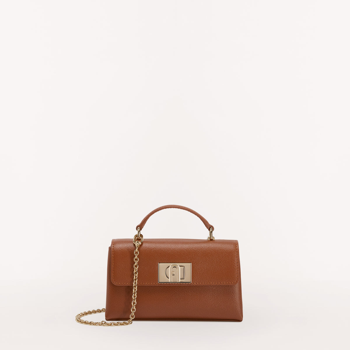 Furla 1927 Crossbody Top Handle, Cognac H, Ares