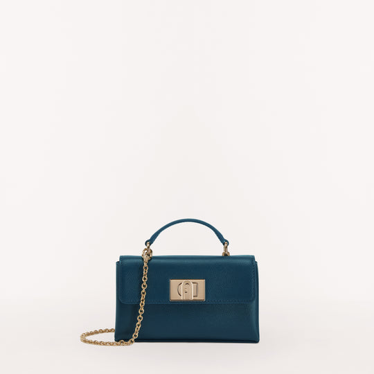 Furla 1927 Crossbody Top Handle Blu Jay Mini