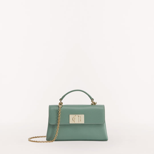 Furla 1927 Crossbody Top Handle Bag Mineral Green Mini
