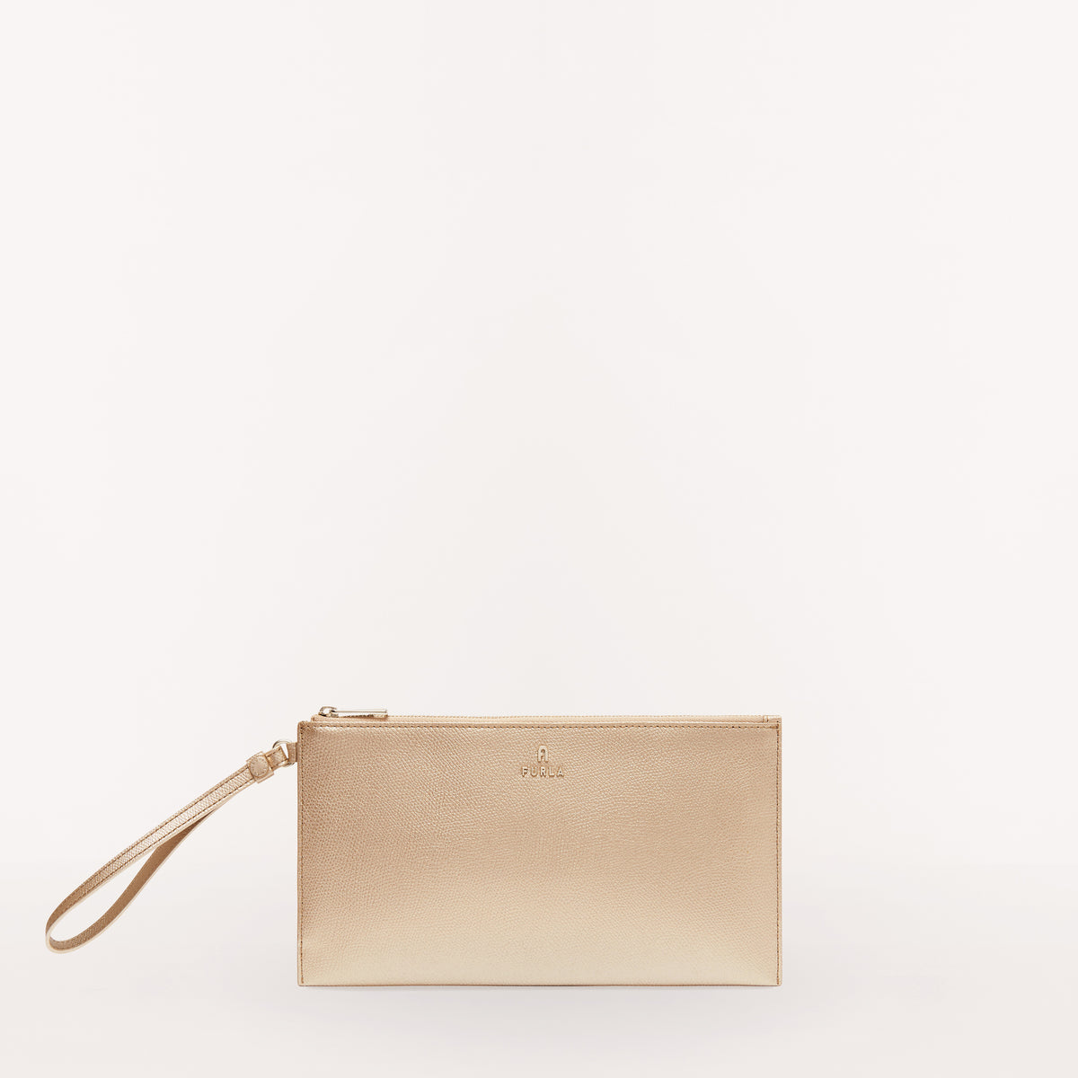 Furla Camelia Envelope, Champagne, Ares Metal