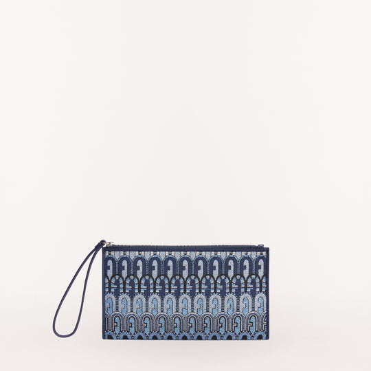 Furla Opportunity Envelope Bag Toni Blu Denim S