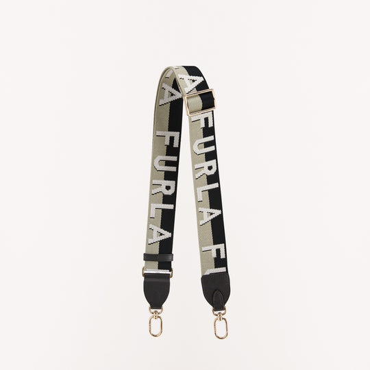 Furla Fiona Shoulder Bag Strap Nero Marmo One Size