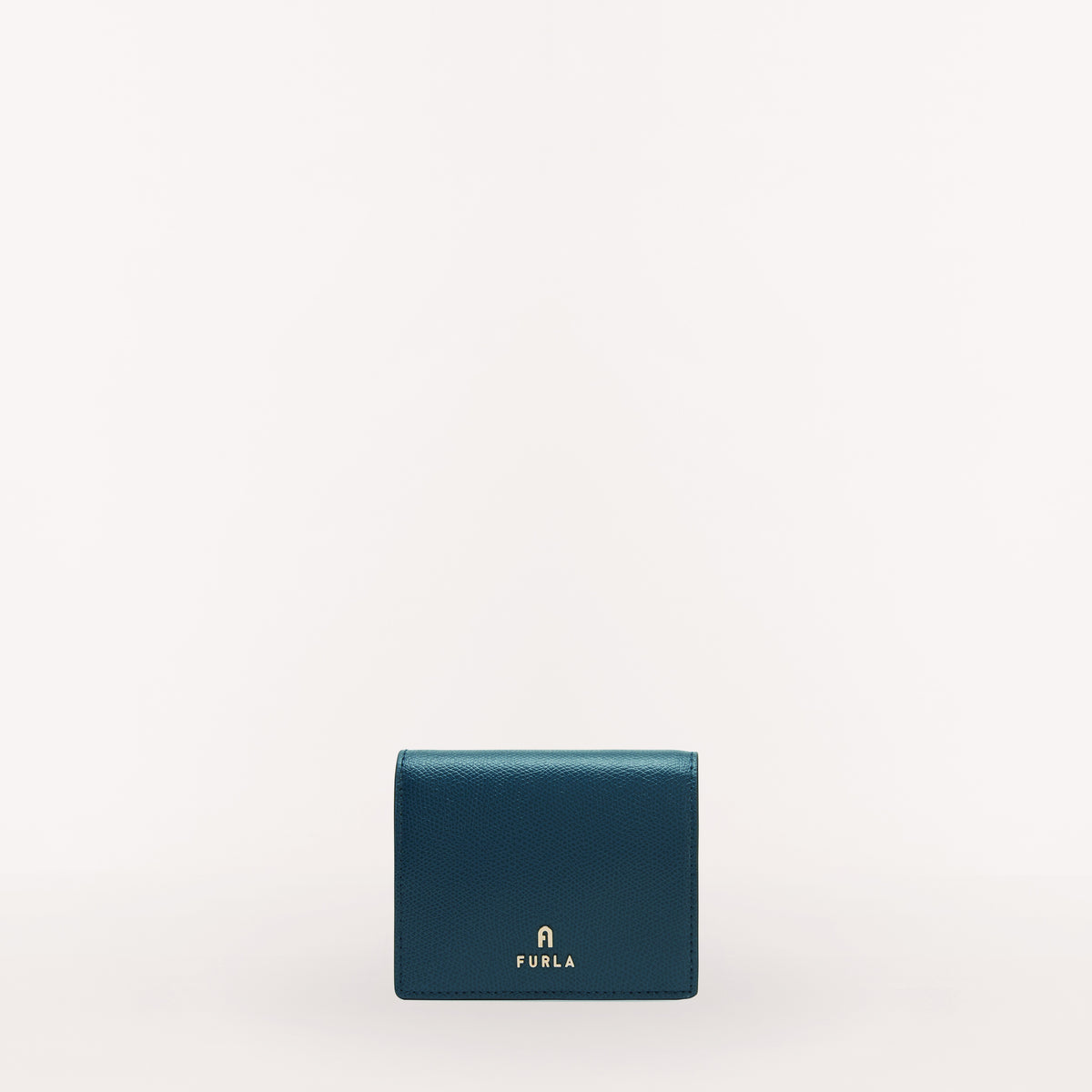 Furla Camelia Compact Wallet Bifold Coin, Blu J+Greigeint, Ares