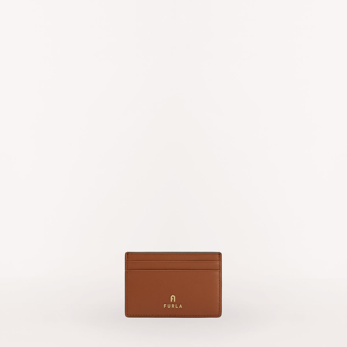 Furla Camelia Card Case, Cognac H, Vitello Roma